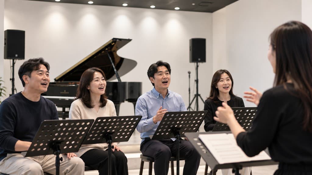 시니어 보컬 스테이지 공간
